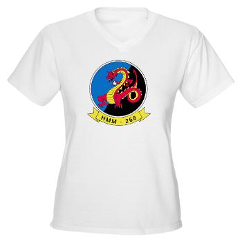 MMHS268 - A01 - 04 - Marine Medium Helicopter Squadron 268 - Women's V-Neck T-Shirt